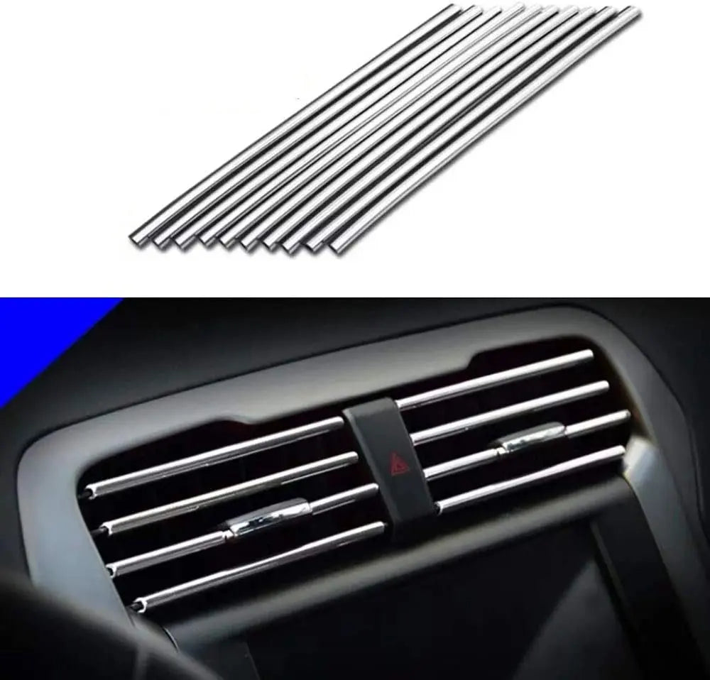 10PCS Car Air Vent Trim Strips