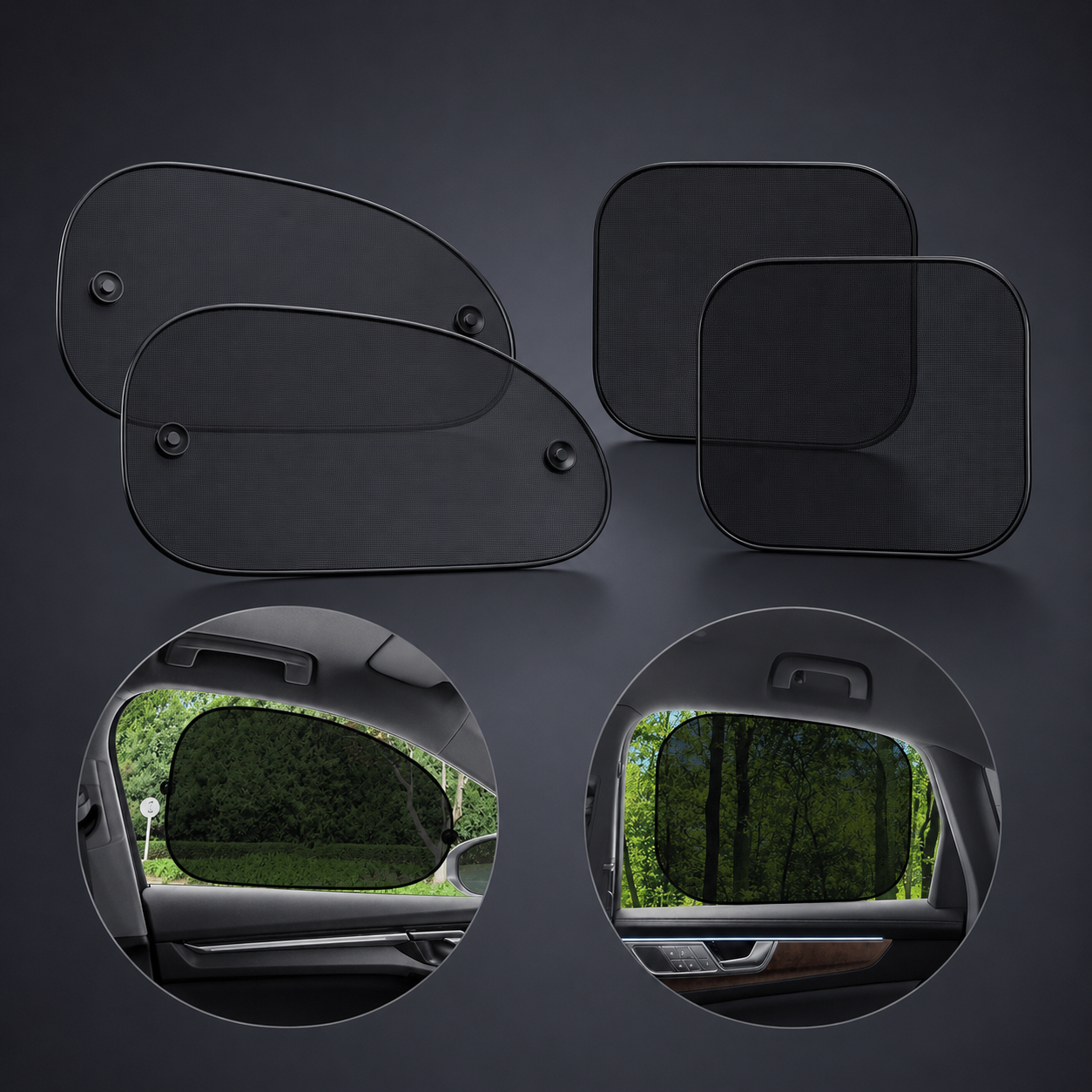 SEAMETAL Car Sun Shade Side Window