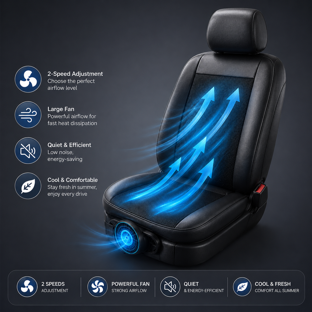 3D Car Cooling Seat Cushion