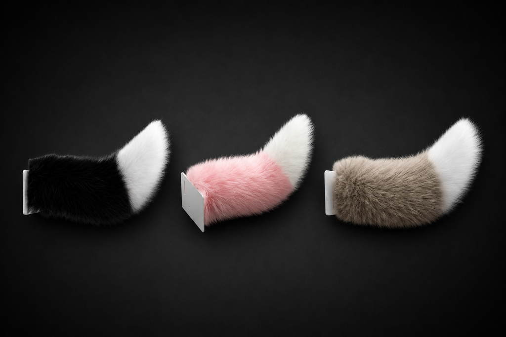 Moving Fox Tail – Sound Activated Plush Car Accessory
