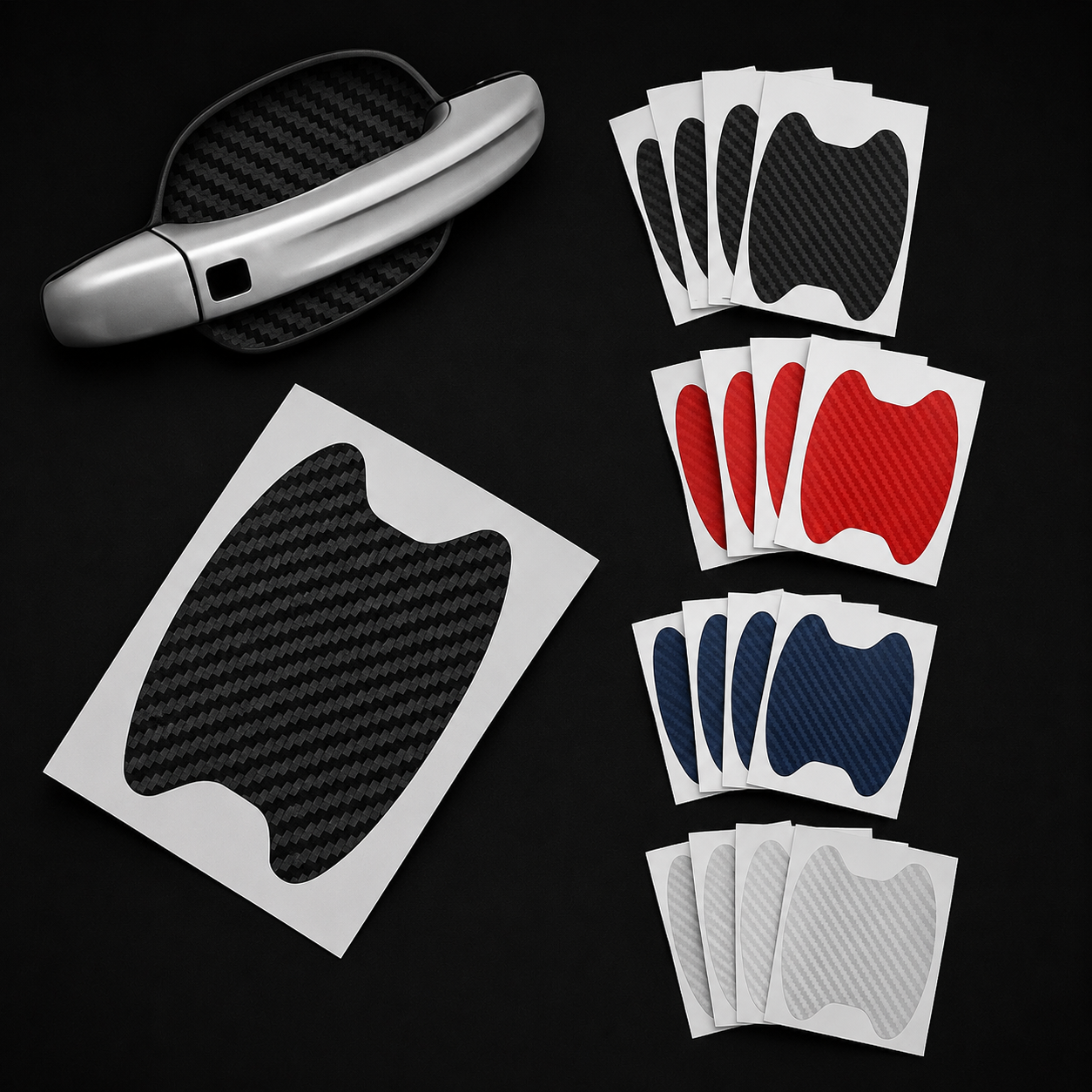 Car Door Handle Scratch Protectors 4pcs