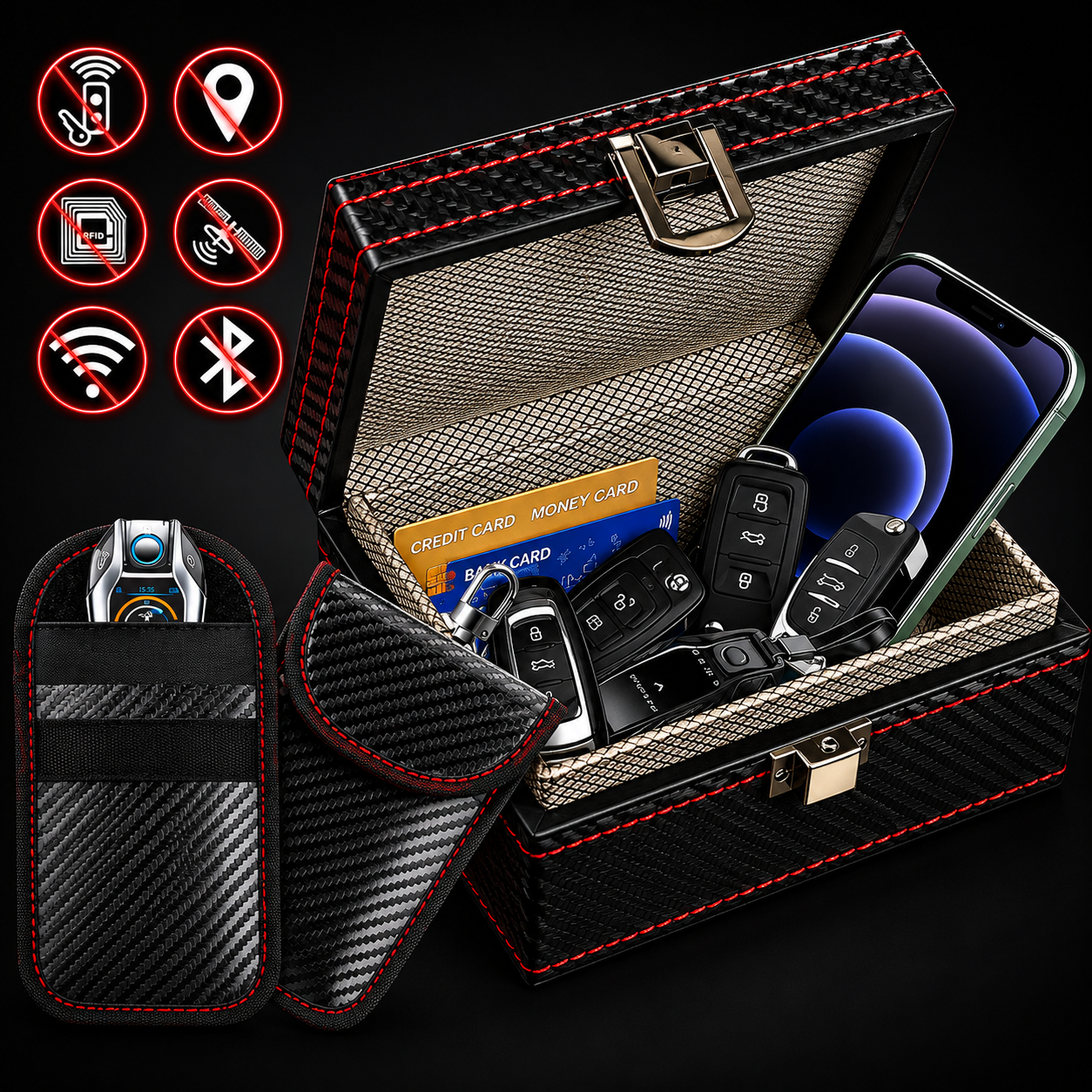 anti-theft car key box