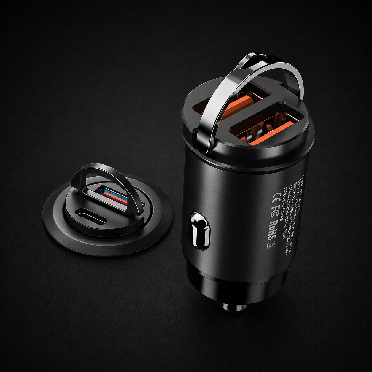 100W 200W Fast Car Charger QC3.0 & PD USB-C