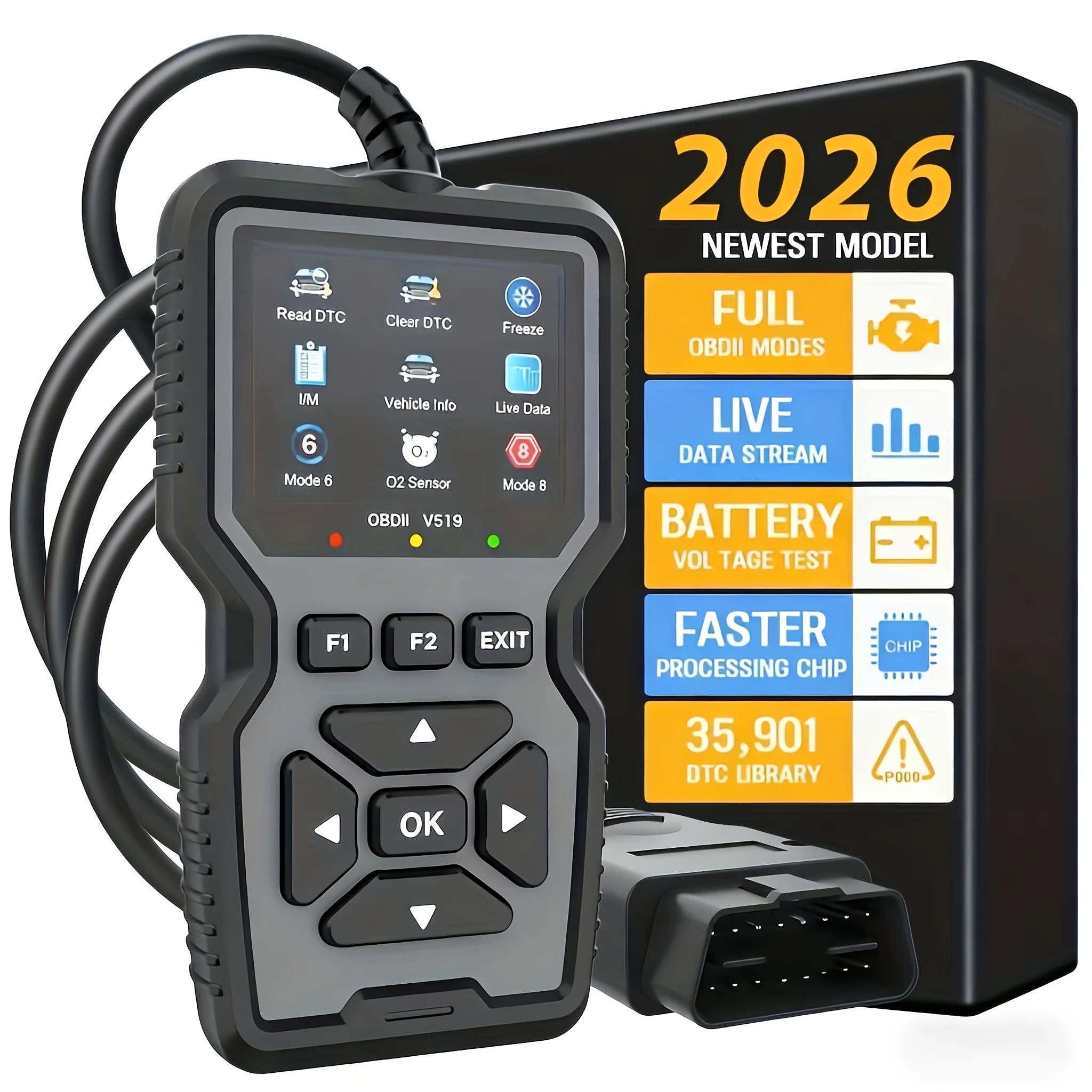 2026 V519 Pro OBD2 Scanner – Professional Car Diagnostic Tool