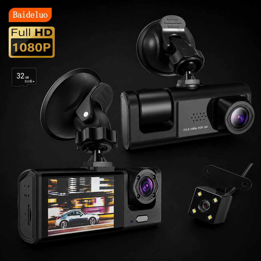 1080P Dual Dash Cam Front & Inside