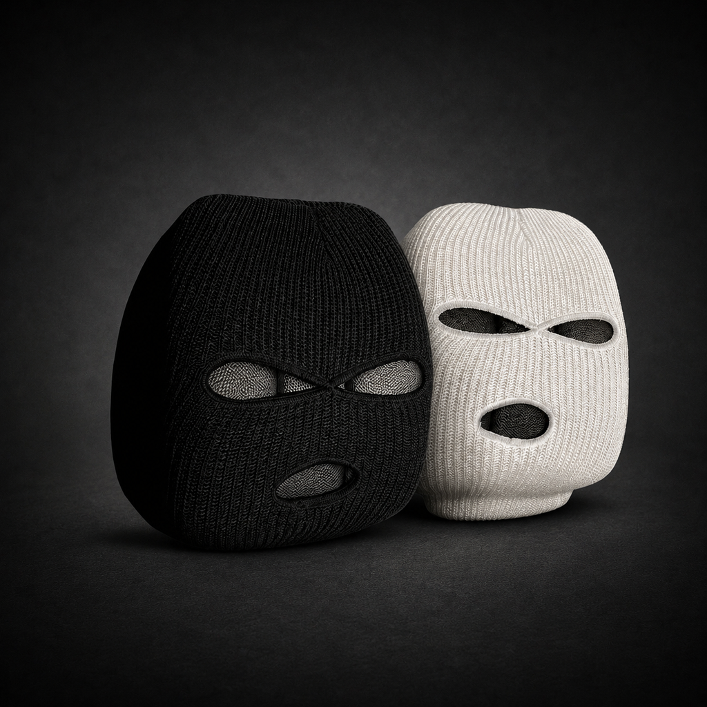Universal Car Headrest Cover Funny Face Mask