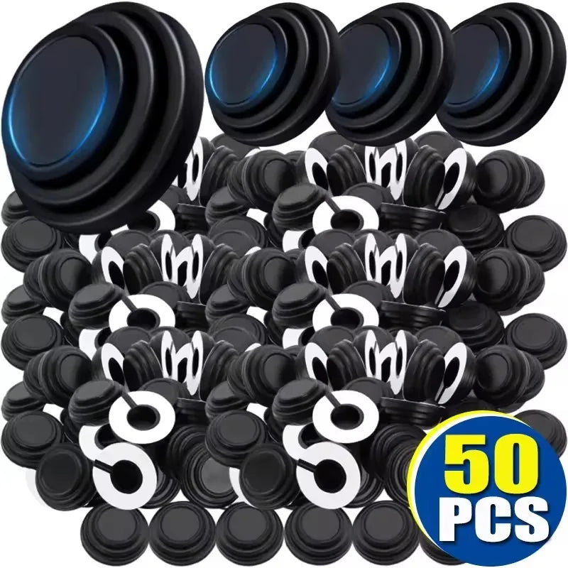50/1PCS Car Door Shock Absorber Silicone Pads Universal Anti Shock Pad Car Door Protector Stickers Anti Collision Gasket Buffer