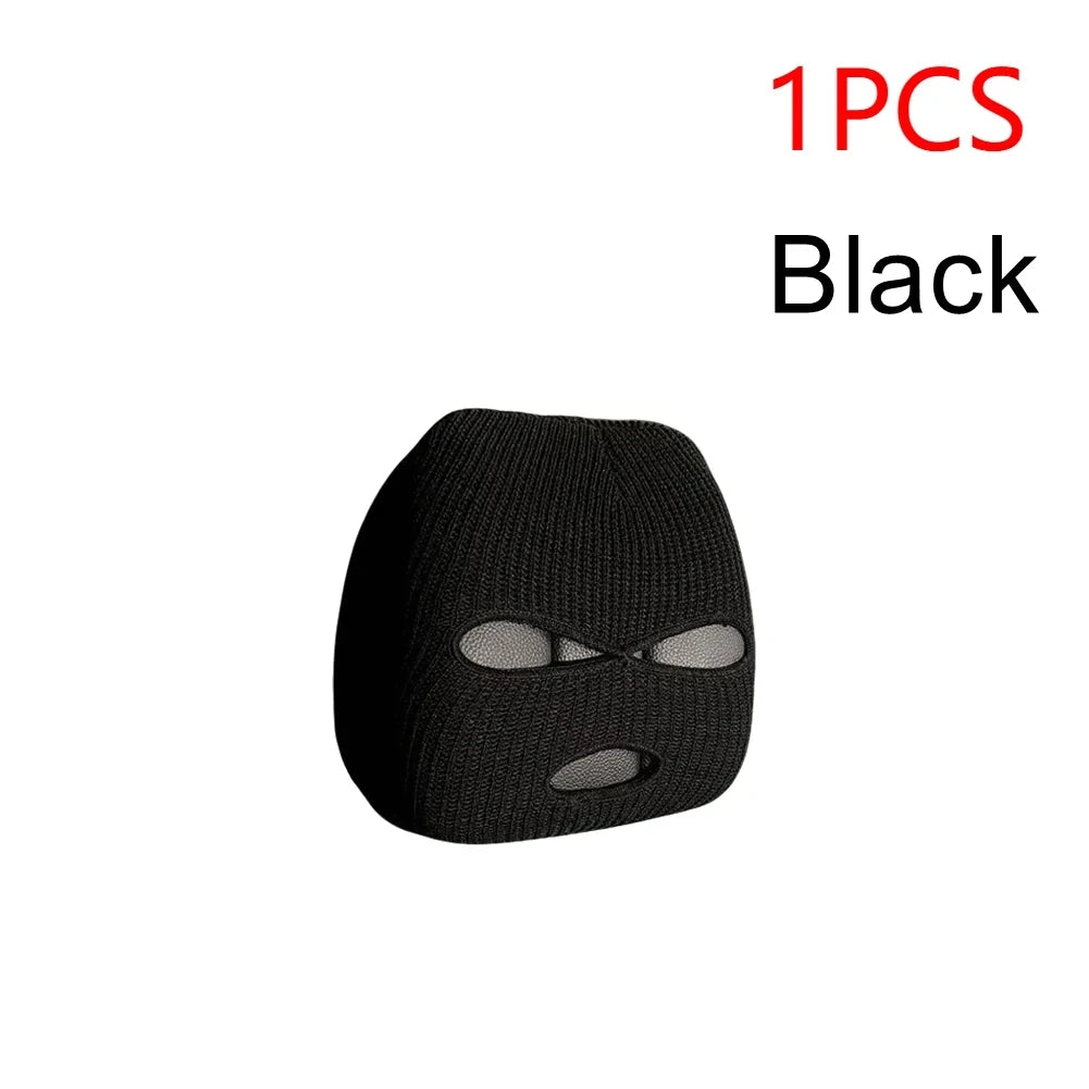 Universal Car Headrest Cover Funny Face Mask