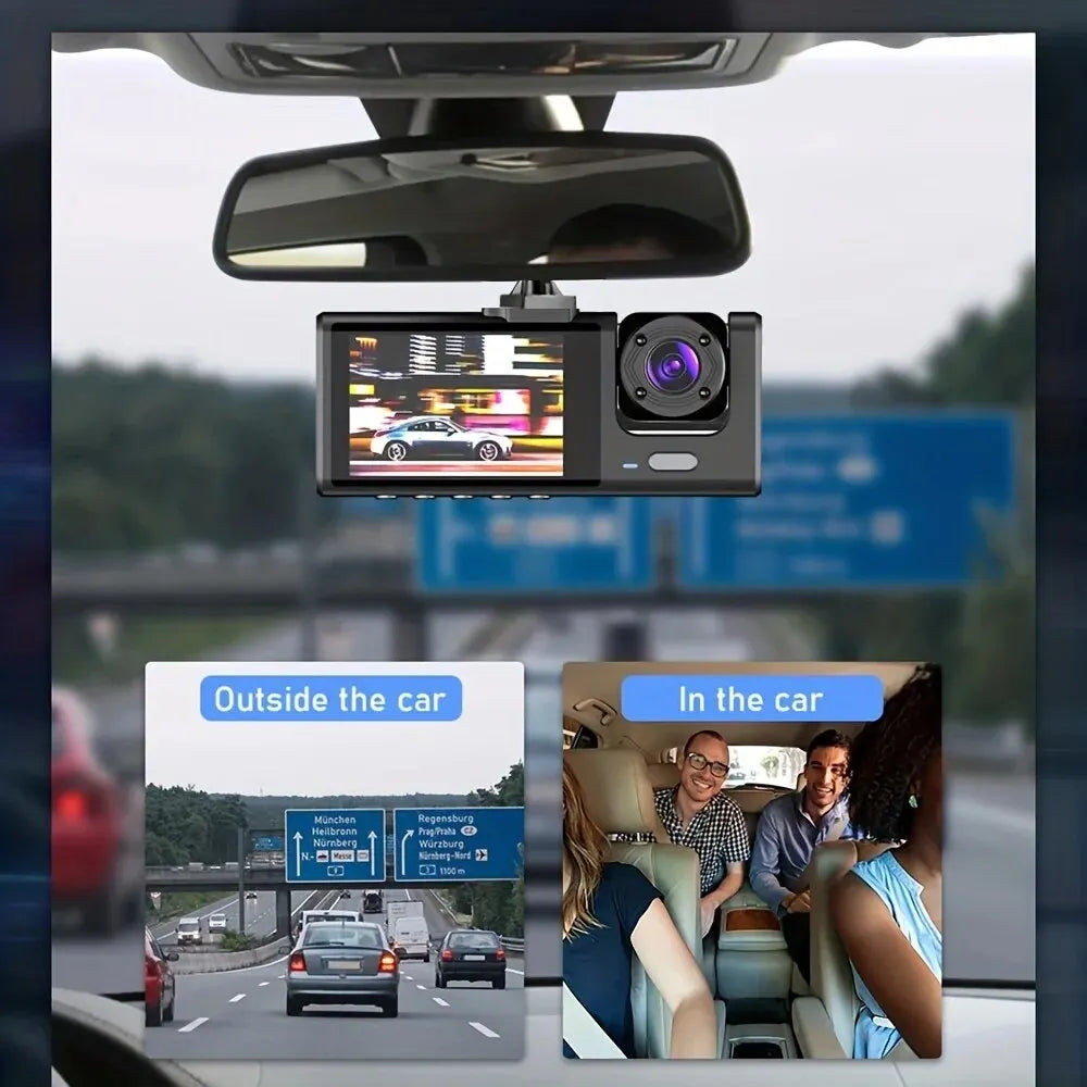 1080P Dual Dash Cam Front & Inside