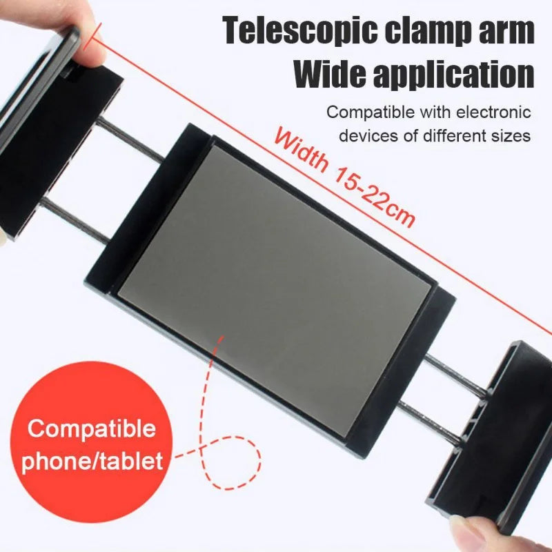 360 Degree Rotating Car Headrest Tablet Mount Holder Portable iPad Stand Auto Rear Seat Pillow Bracket for Travel Road Trip