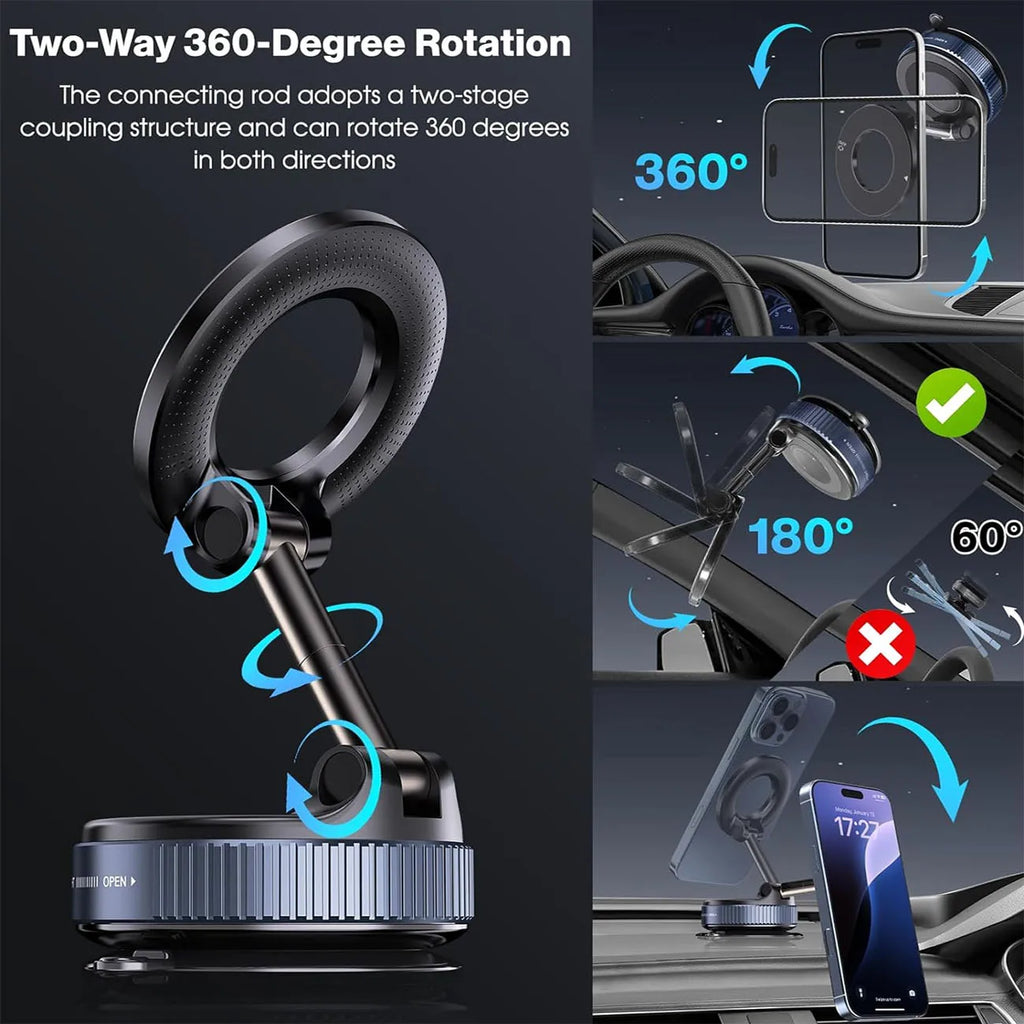 Magnetic Magsafe Car Phone Mount  360°