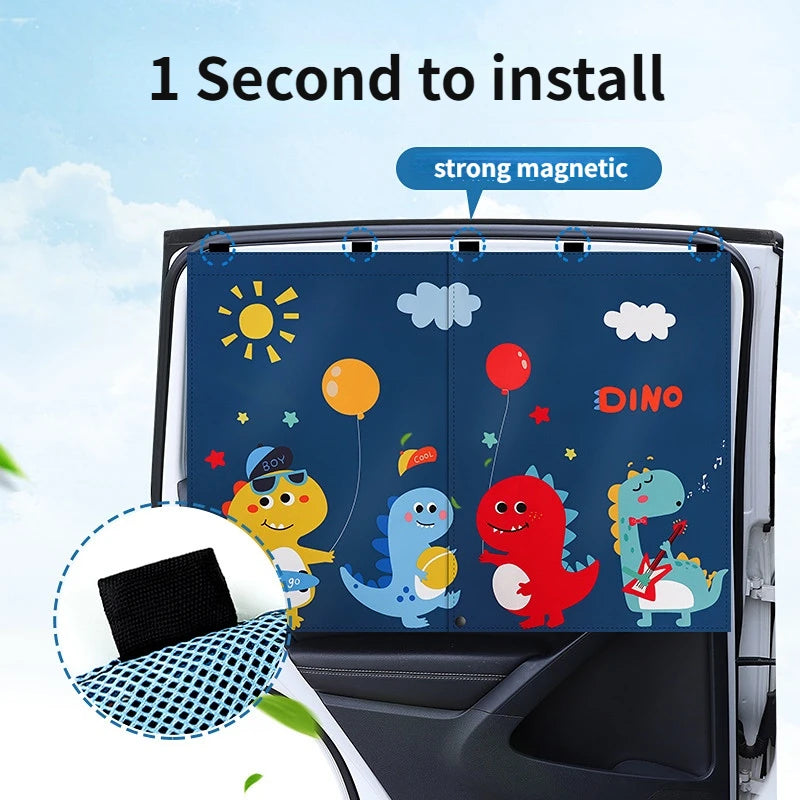 Magnetic Car Window Shades (UV Protection)