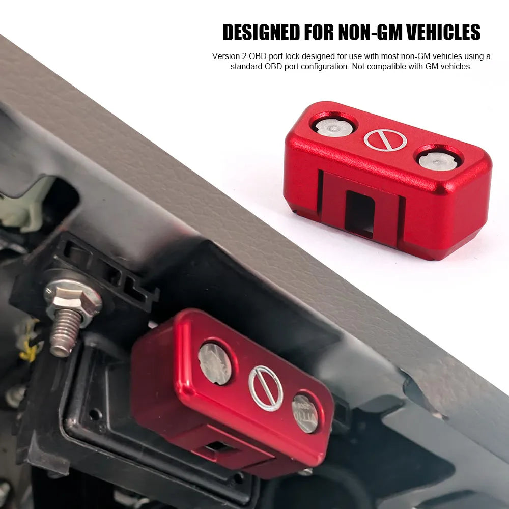 OBD II OBD 2 Port Security Anti-theft Lock Kit For 1996-Up Vehicles Block Access To OBD Connector Auto Anti Theft Accessories