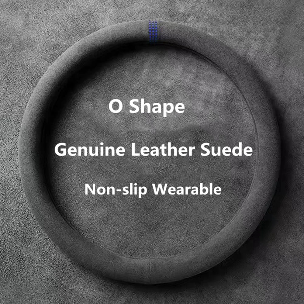 Universal Suede Steering Wheel Cover (38cm)
