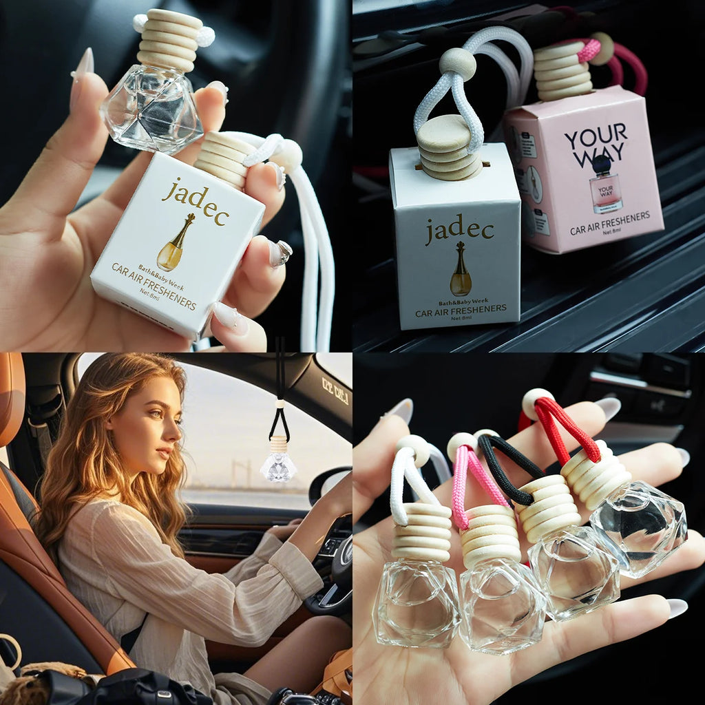 Perfume bottle car perfume, long-term car air freshener, car perfume used for car interior accessories, keep charming and fresh