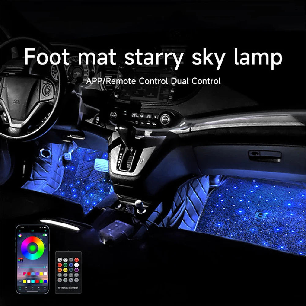 Starlight LED Car Floor Mats – Universal Fit