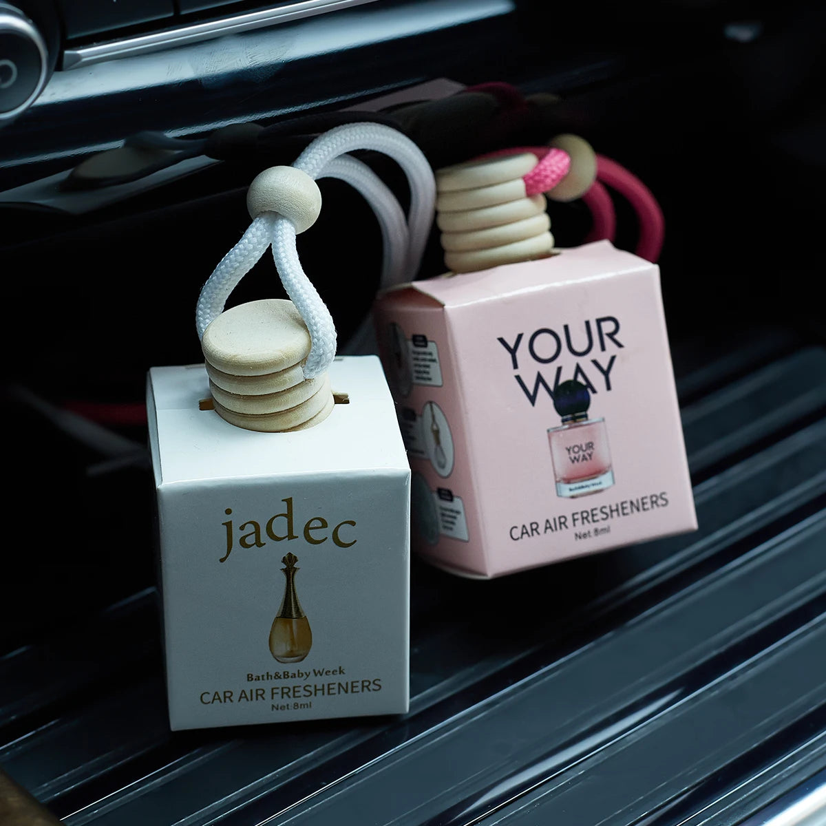 Perfume bottle car perfume, long-term car air freshener, car perfume used for car interior accessories, keep charming and fresh