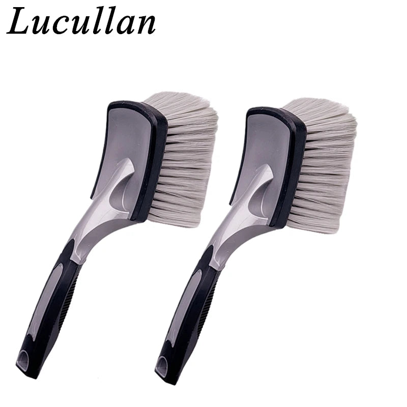 Cleaning Tools Soft Bristle Car Wheels Rim Fender Detailing Brushes