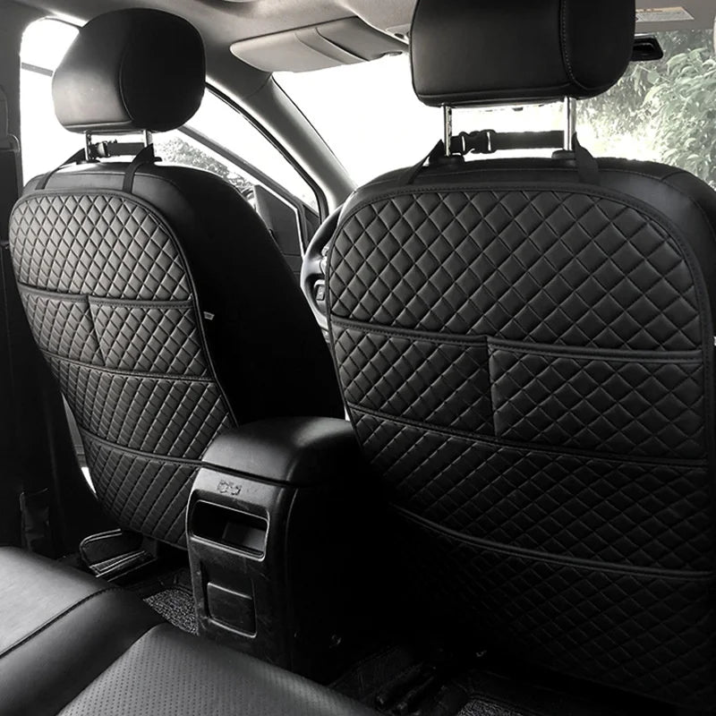 Leather Kick Mat with Storage Pocket