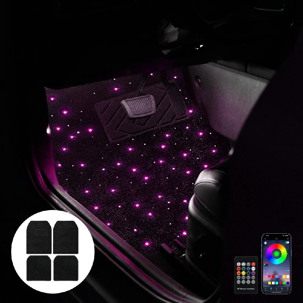 Starlight LED Car Floor Mats – Universal Fit