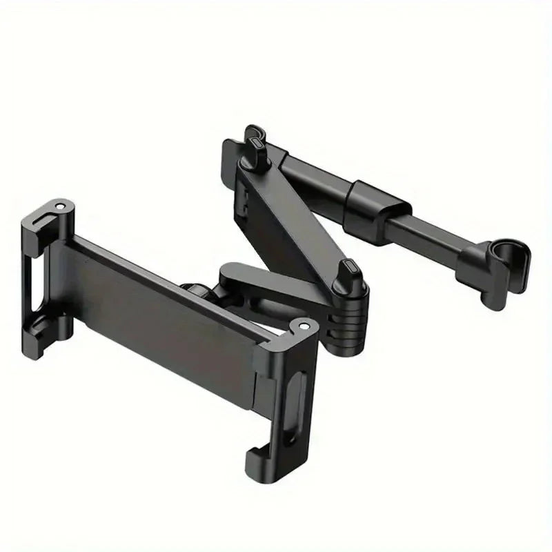 Car Tablet Holder Headrest iPad Mount Auto Telescopic Backseat Tablet Stand Cradle Clip Universal Seat Back Cell Phone Bracket