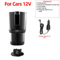 Portable Car 2-in-1 Hot & Cold Cup Holder,Smart Temperature Control,Fast Cooling & Heating Beverage Warmer Cooler Car Cup Holder