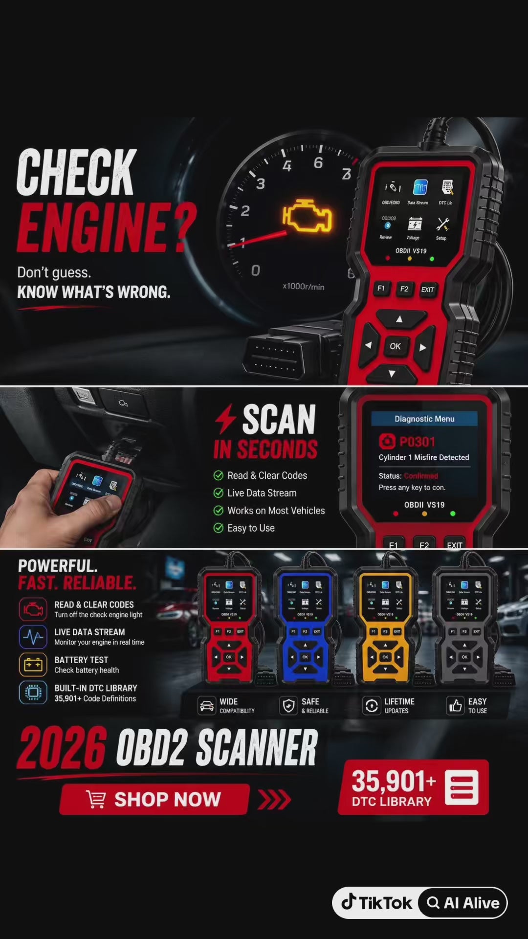 2026 V519 Pro OBD2 Scanner – Professional Car Diagnostic Tool